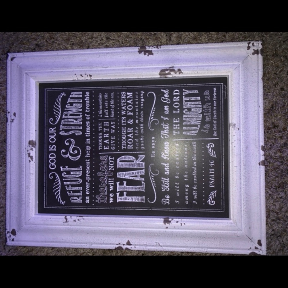 Psalm 46 Rustic Wall Decor
